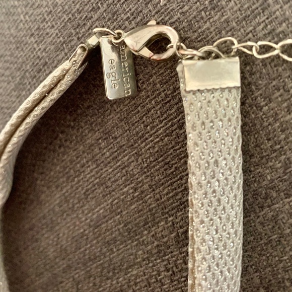 Silver sparkly mesh choker - Picture 6 of 7